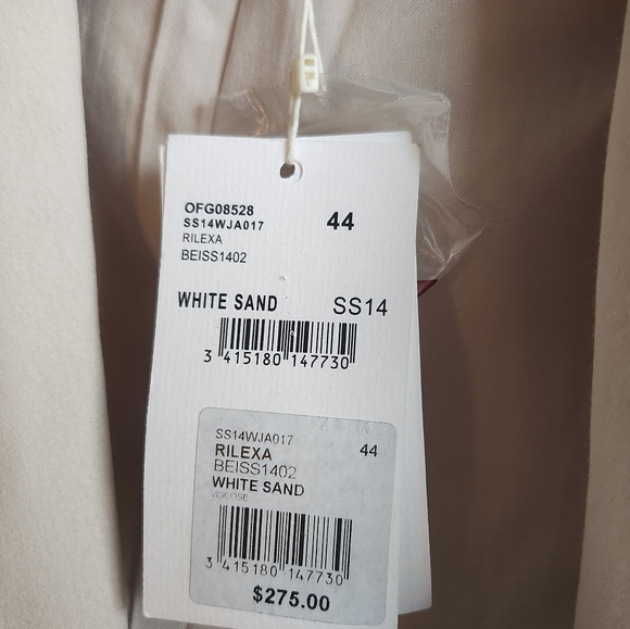 Comptoir des Cotonniers – Rilexa Blazer – White Sand – Size 44 – NWT - Picture 3 of 4